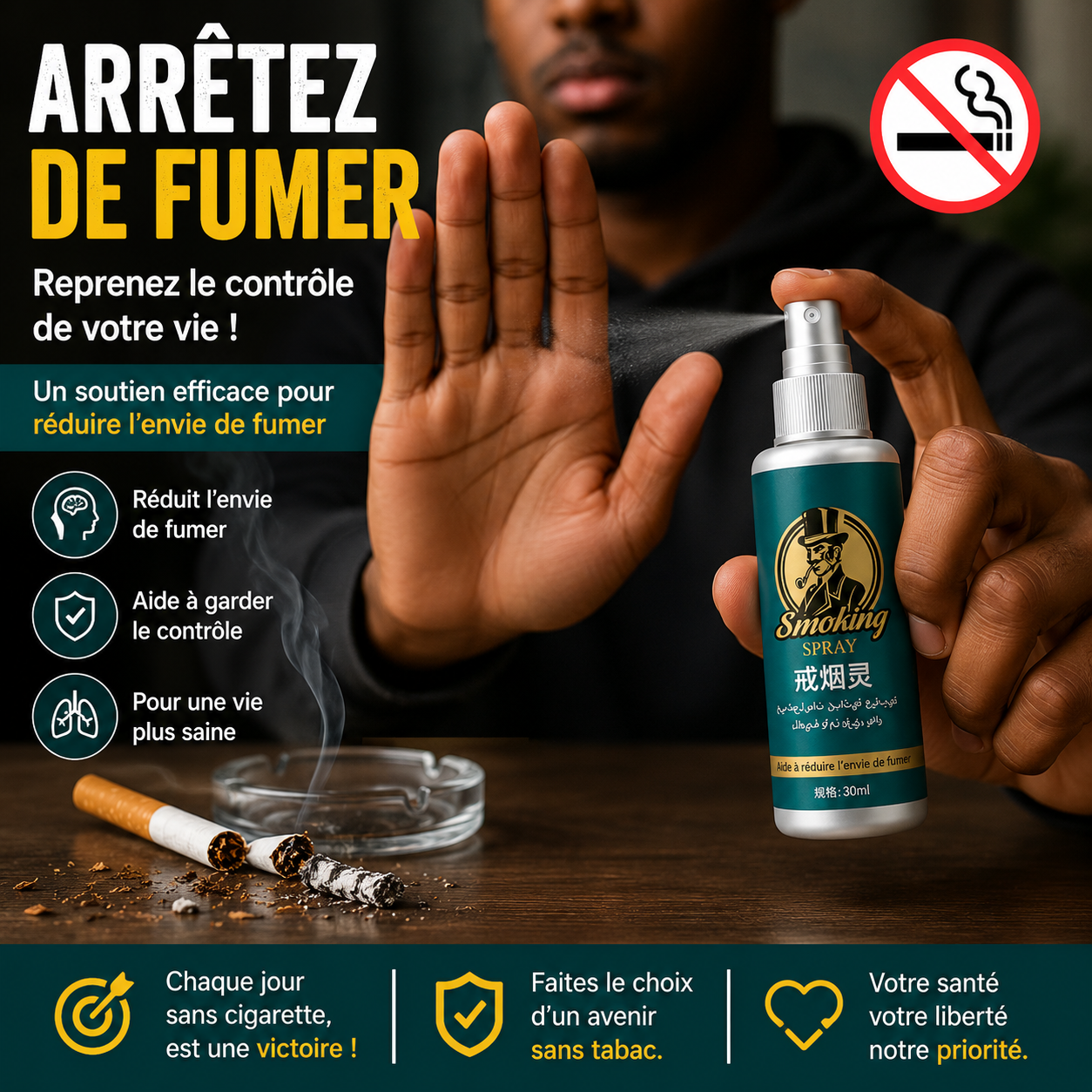 Spray anti-fumeur 🚭